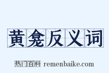 黄龛反义词是什么意思的图片